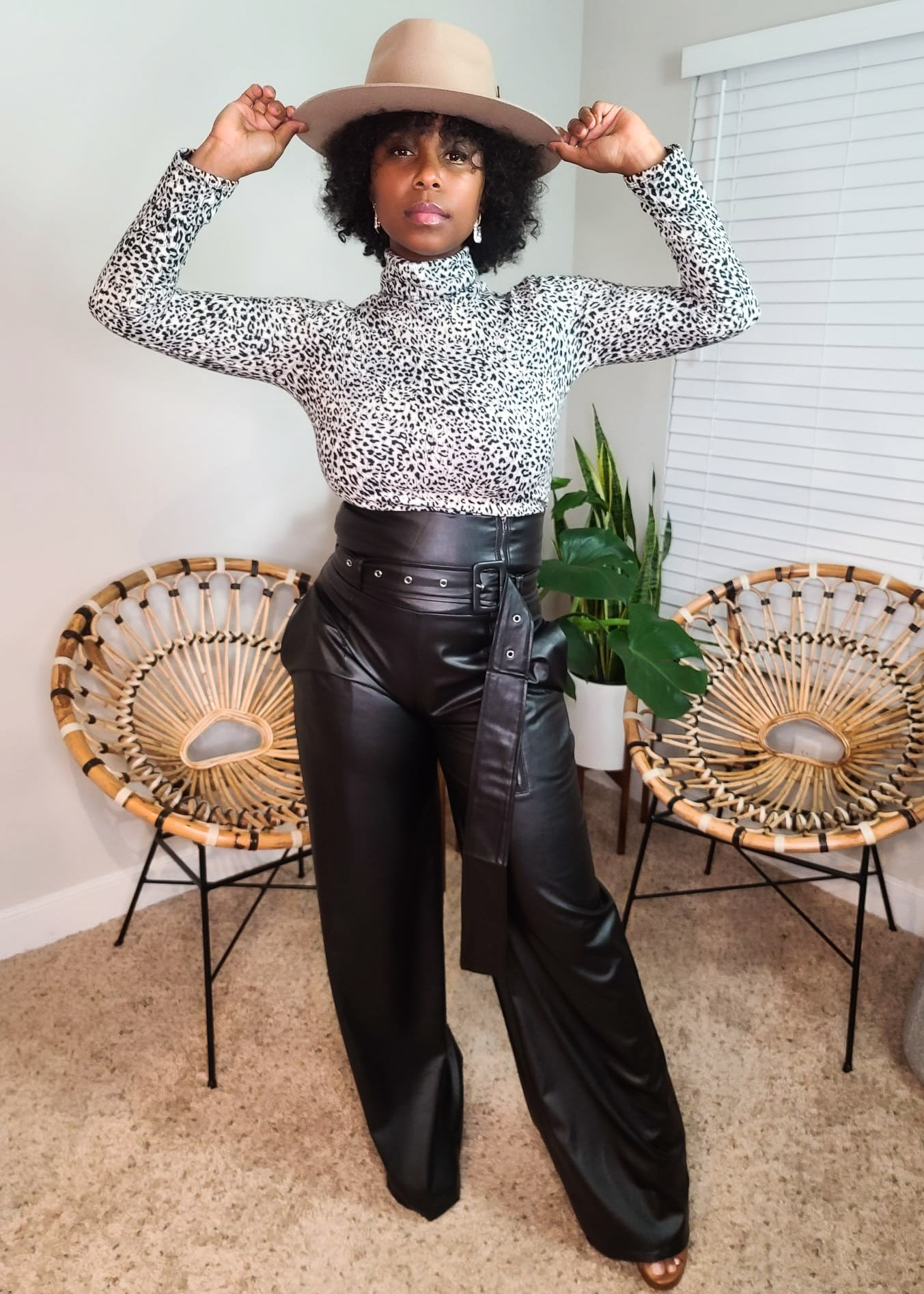 Pants Outfit Ladies Black Leather Pants Black Faux Leather